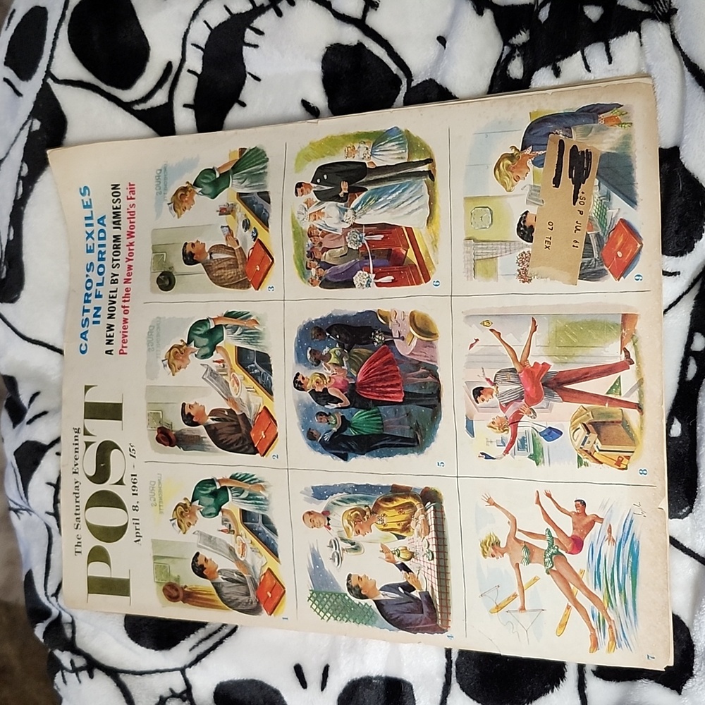 VINTAGE 1961 SATURDAY EVENING POST MAGAZINE